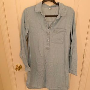 Old Navy chambray shirt dress